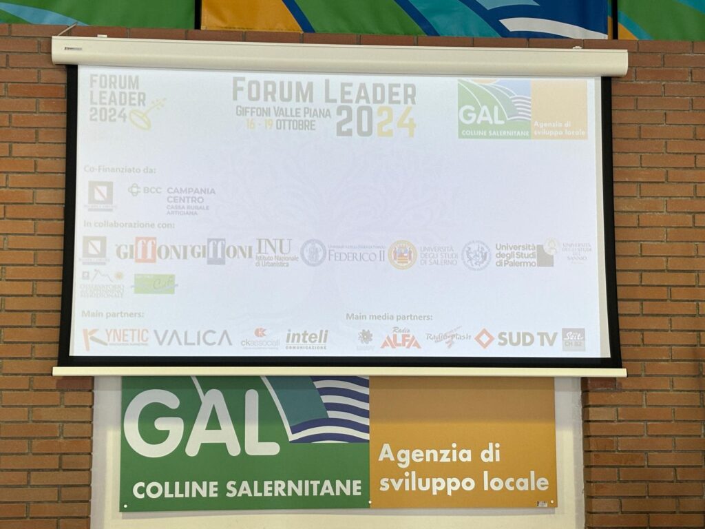 forum leader 2024 ad Ottobre a Giffoni Valle Piana in provincia di Salerno.